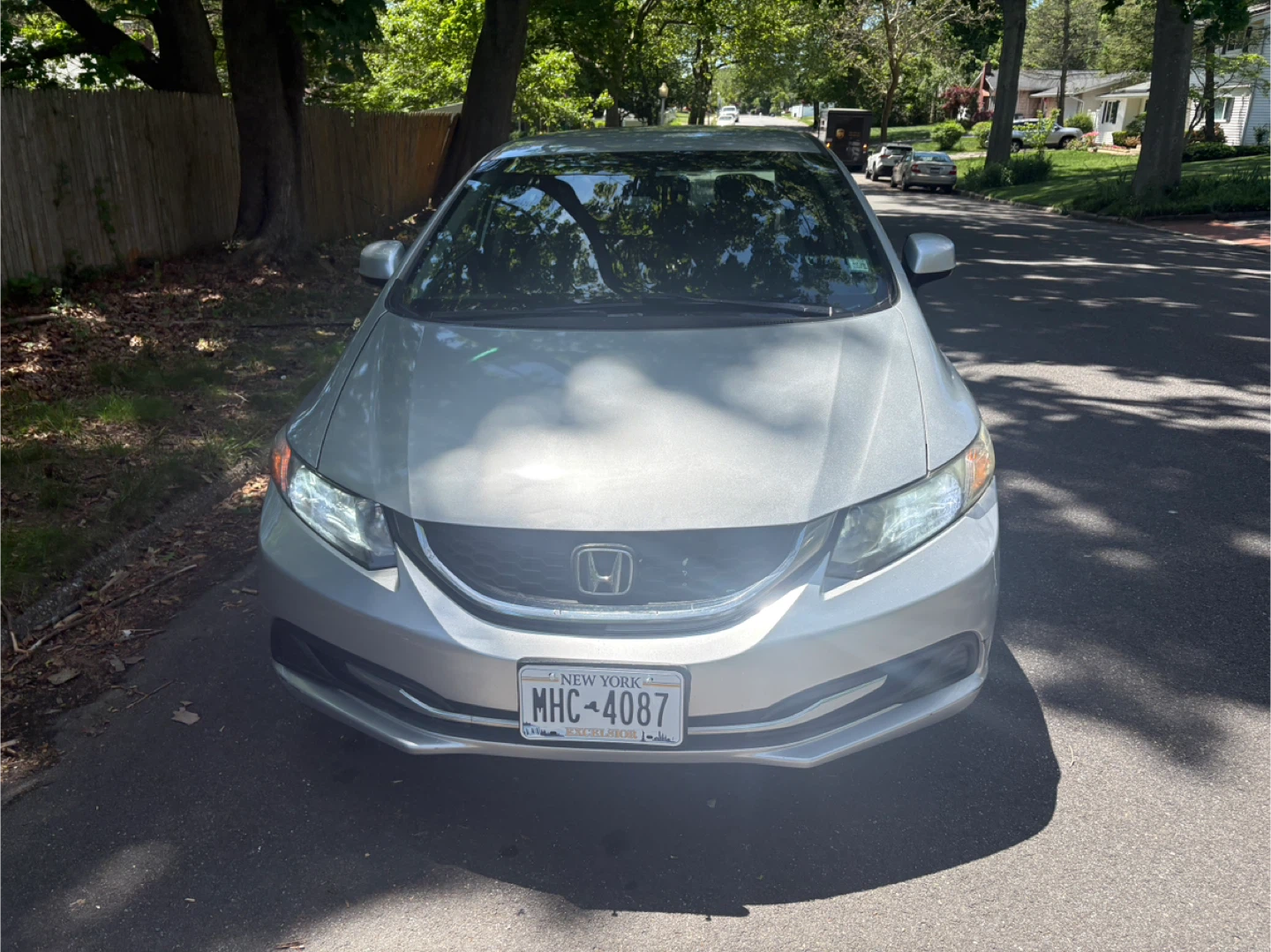 2013 Silver Honda Civic Sedan
