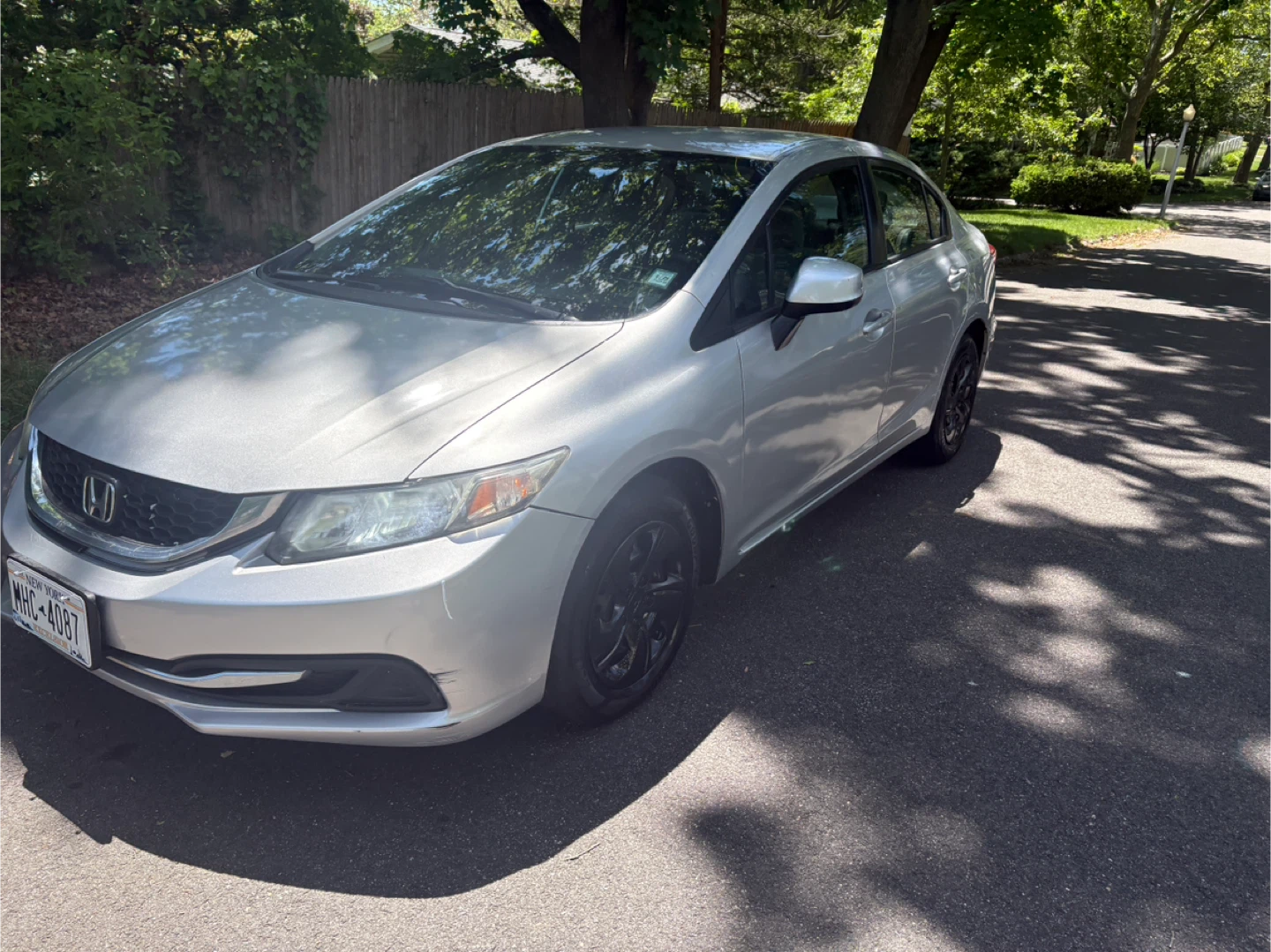 2013 Silver Honda Civic Sedan - photo 2
