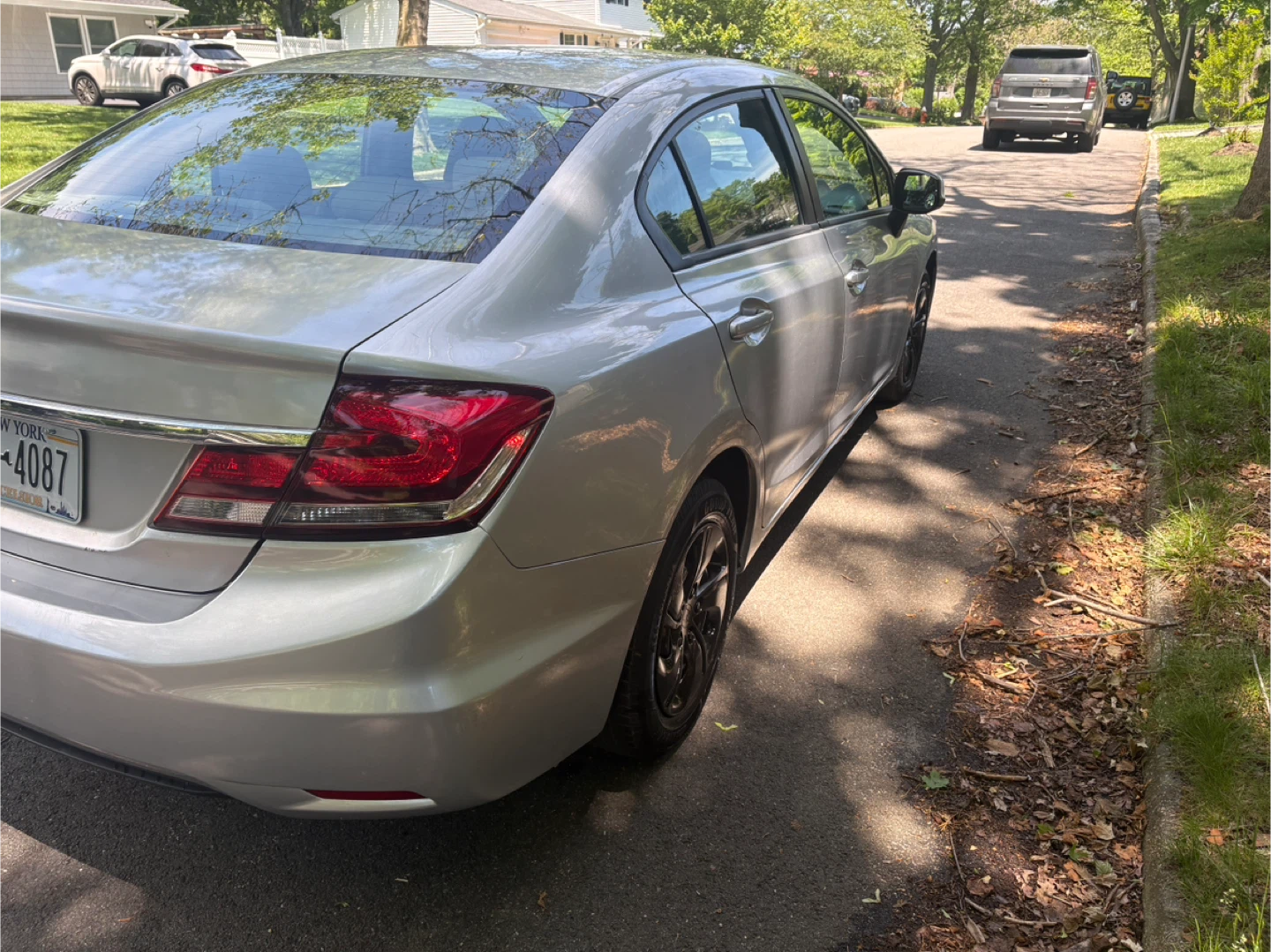 2013 Silver Honda Civic Sedan - photo 4