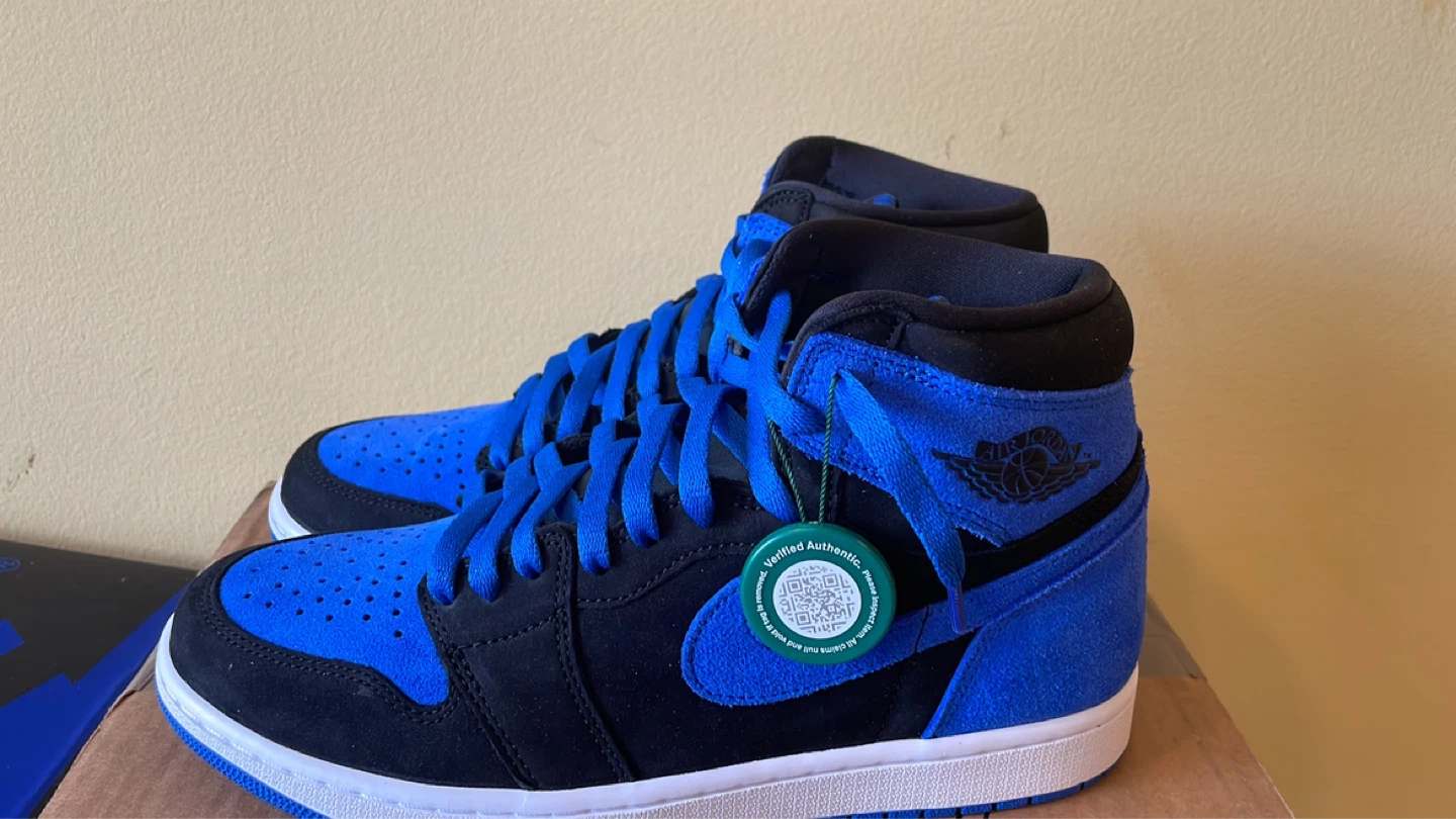 Nike Air Jordan 1 High OG Royal Blue size 10 - photo 2
