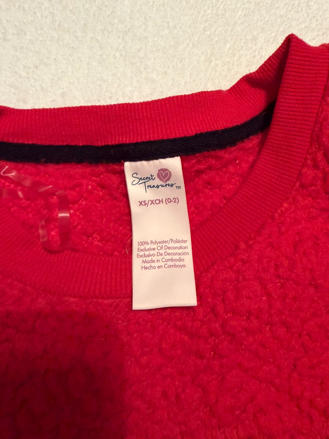 Secret Treasures Gingerbread Pajama Top XS - photo 3