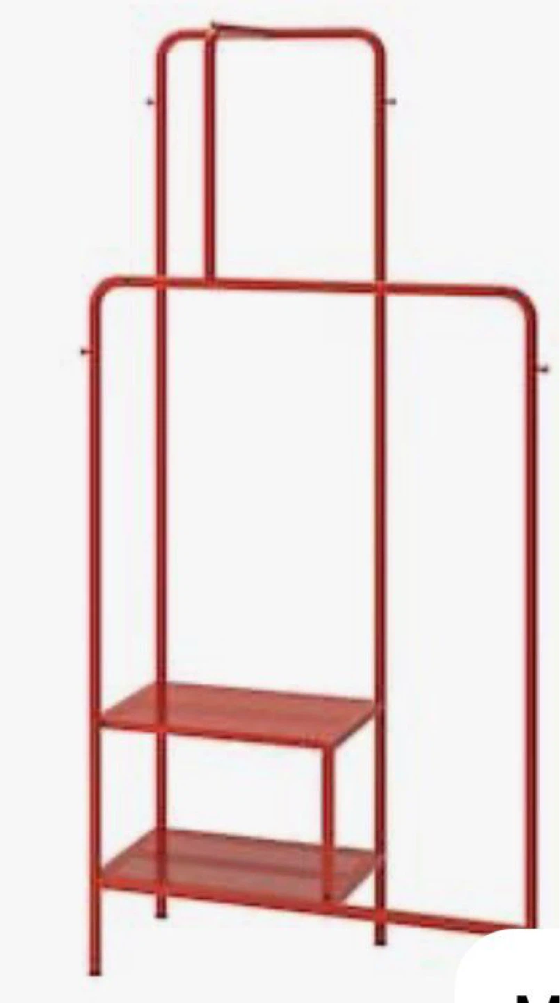 IKEA NIKKEBY Clothes Rack - Red