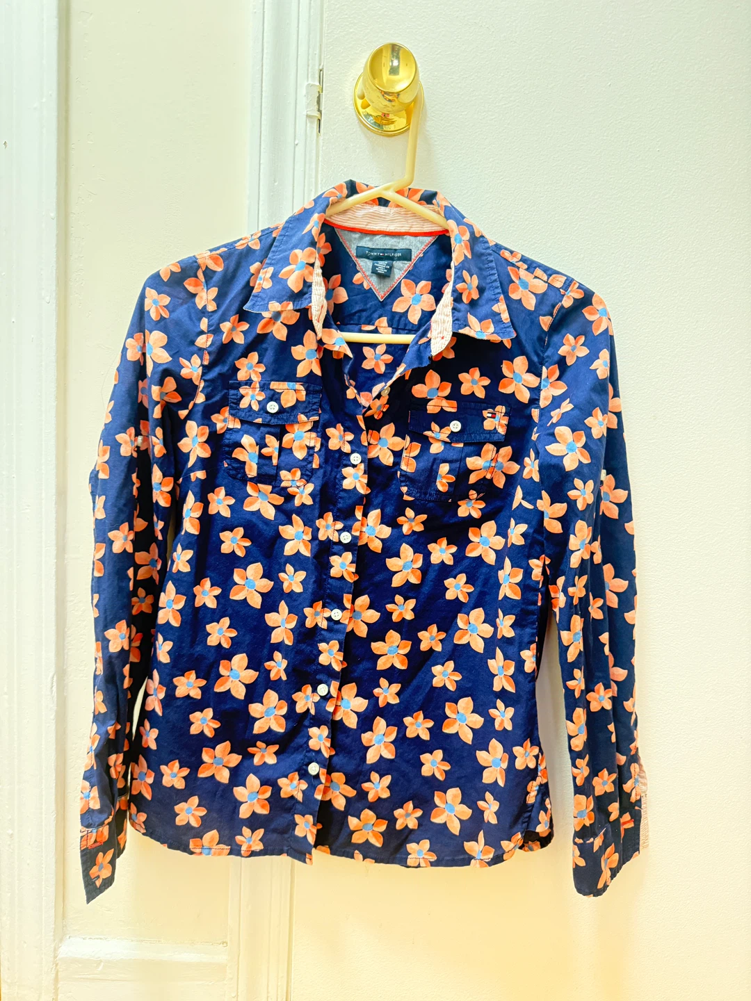Tommy Hilfiger Floral Print Button-Down Shirt