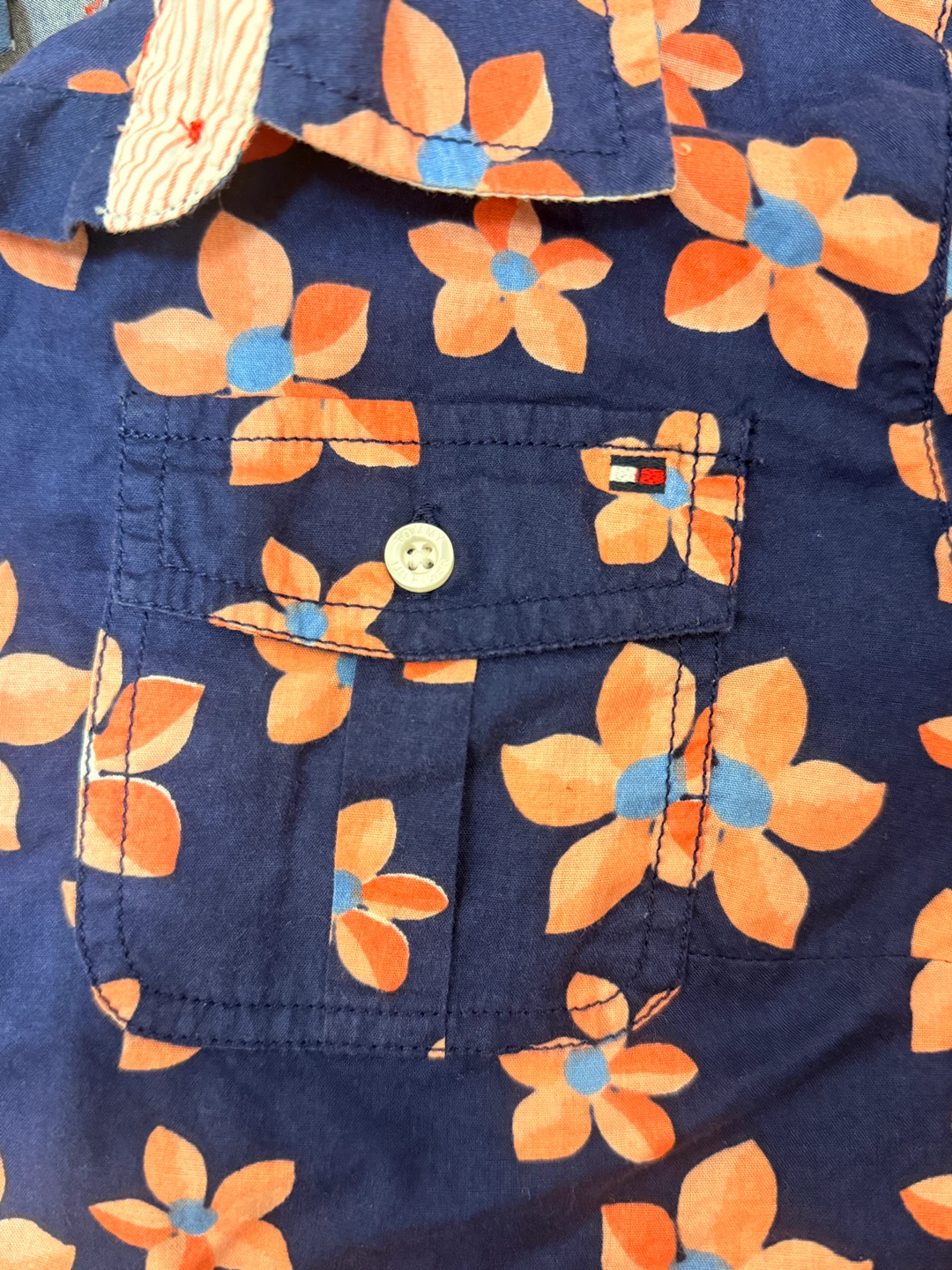 Tommy Hilfiger Floral Print Button-Down Shirt - photo 4