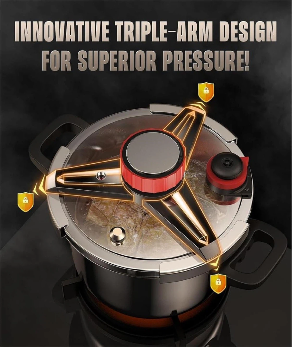 Zilode Stainless Steel Pressure Cooker - photo 2