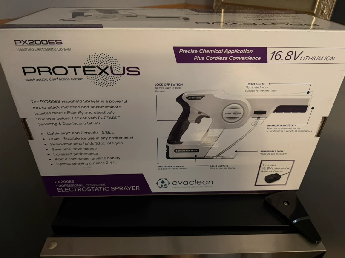Evaclean Proteus PX200ES Cordless Electrostatic Sprayer - photo 2