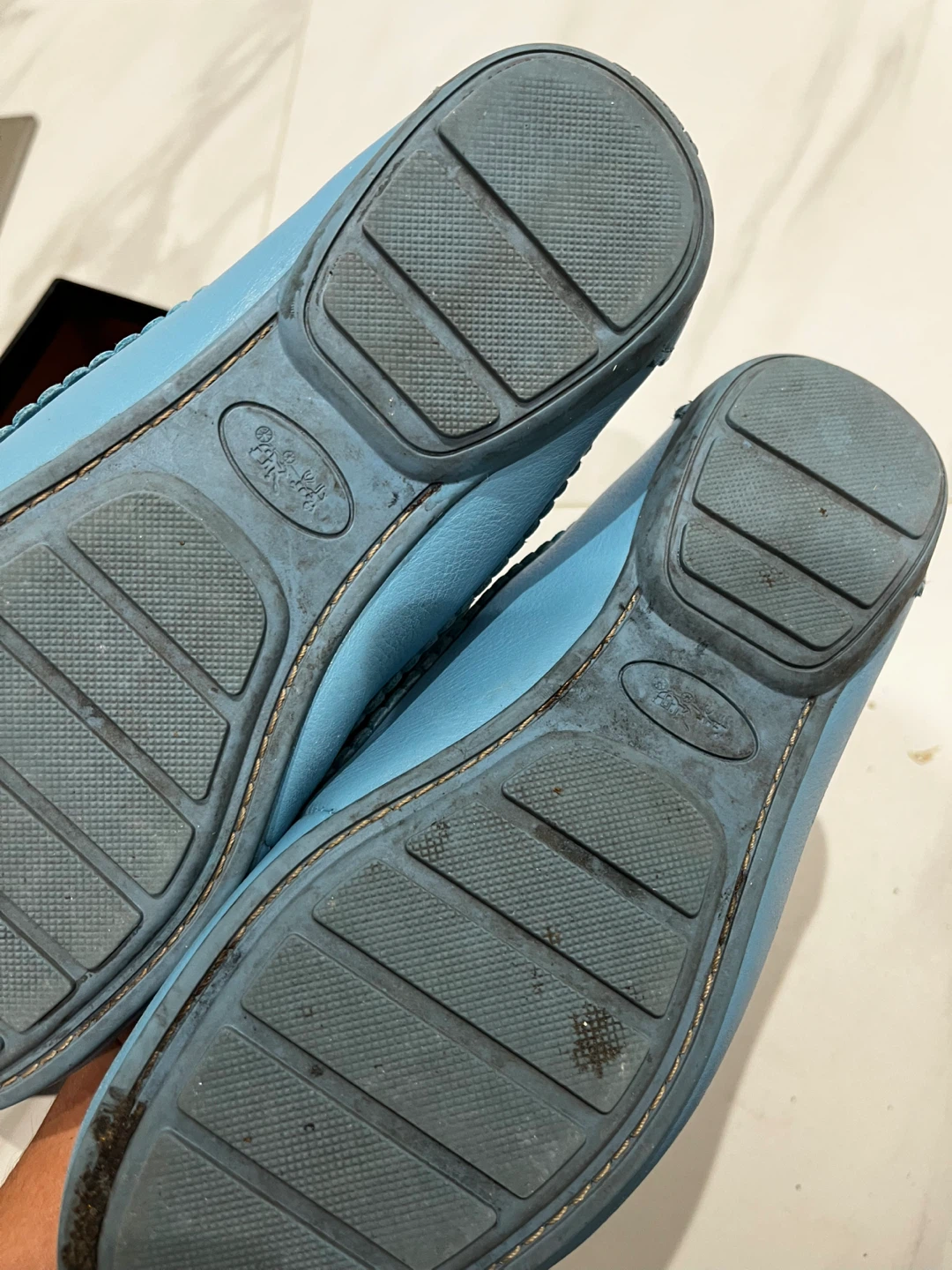 Coach Olympia Tassel Pebble Leather Loafers - photo 3