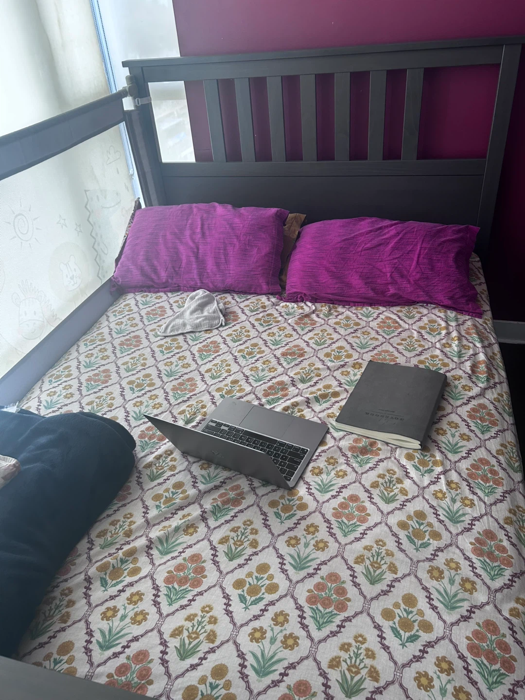 Dark Wood Daybed with Large Storage Drawer - photo 2