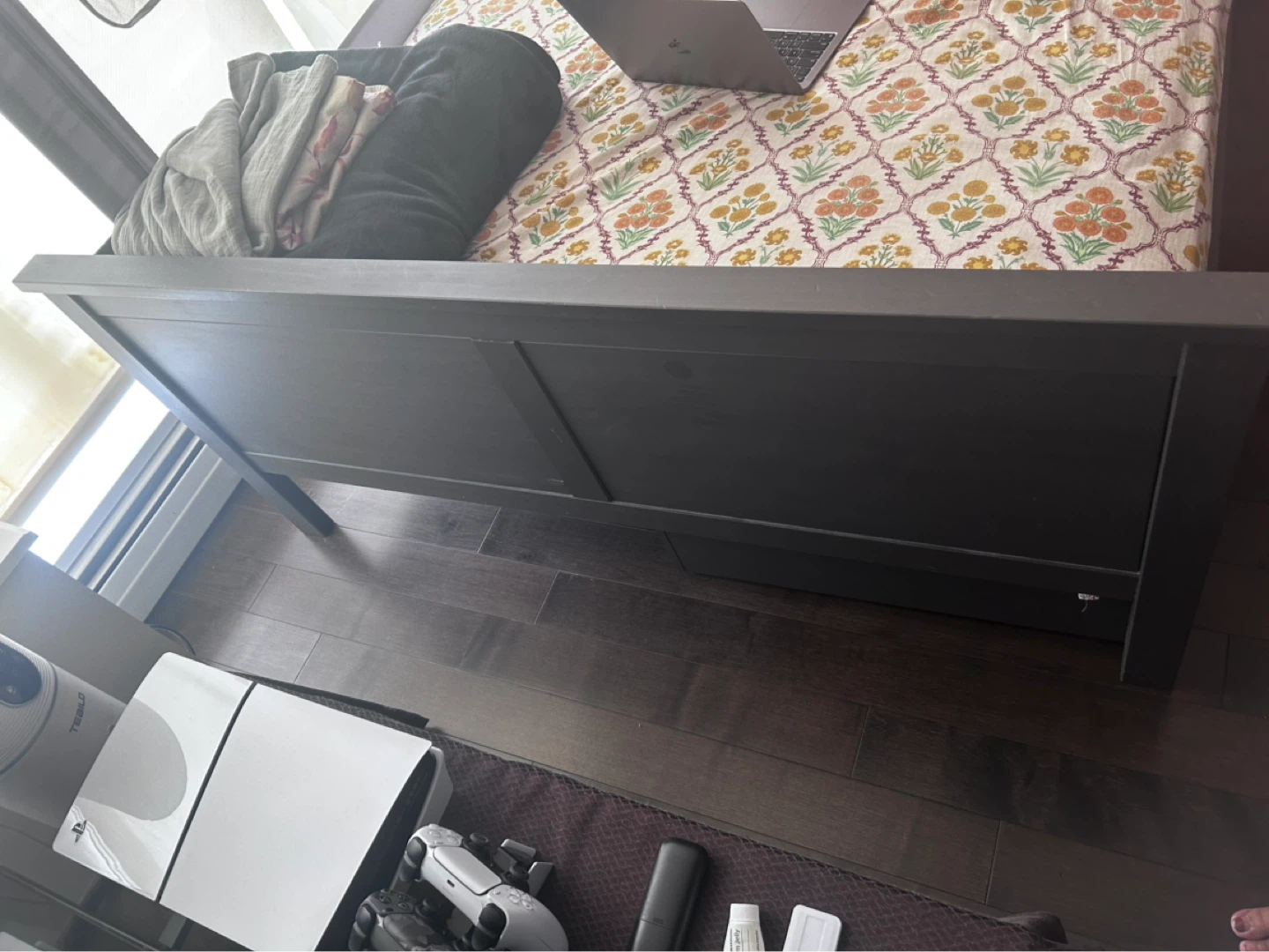 Dark Wood Daybed with Large Storage Drawer - photo 4