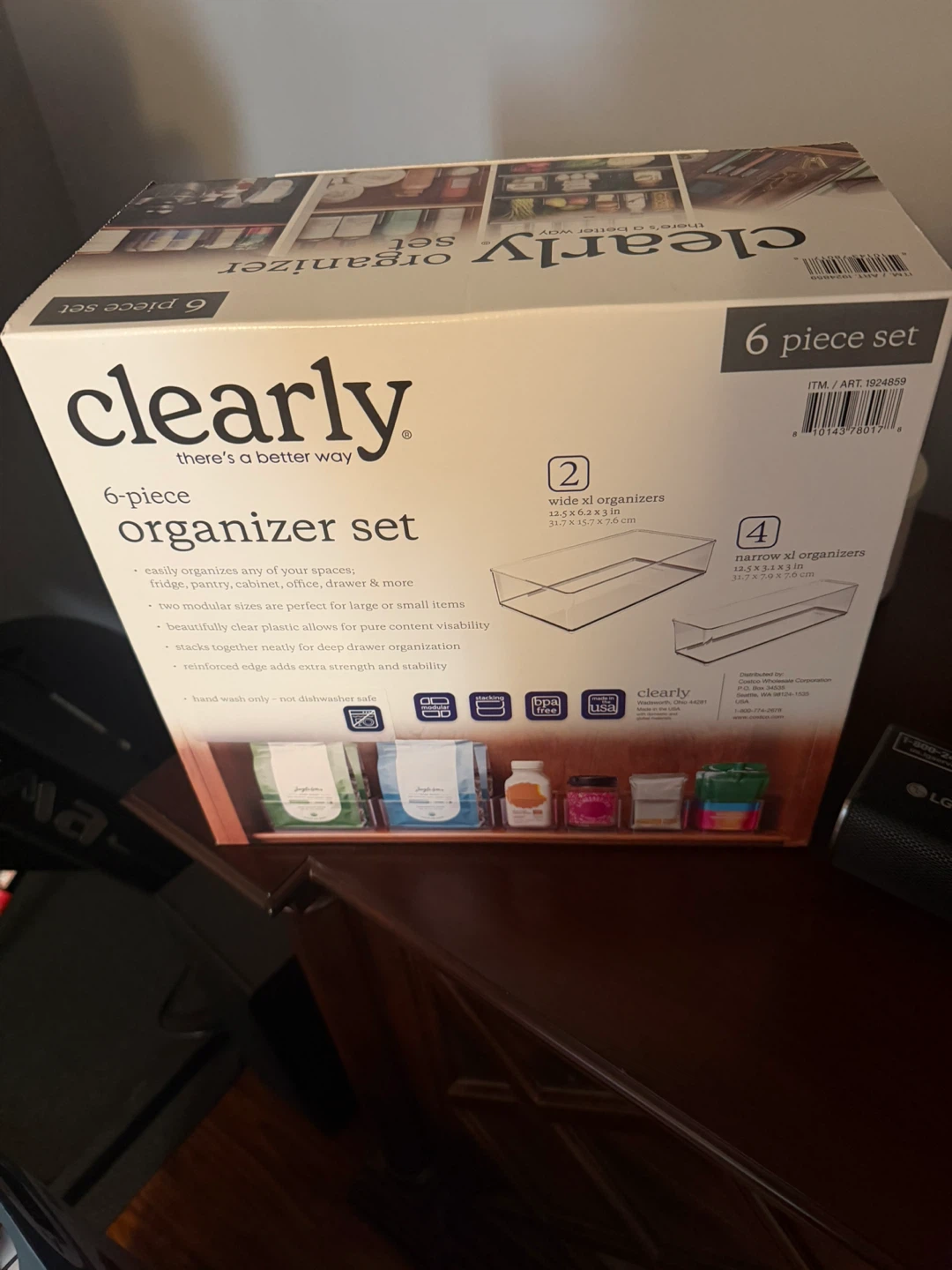 Clearly 6-Piece Organizer Set