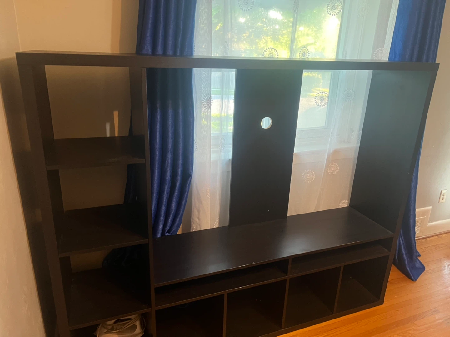 Black tv cabinet