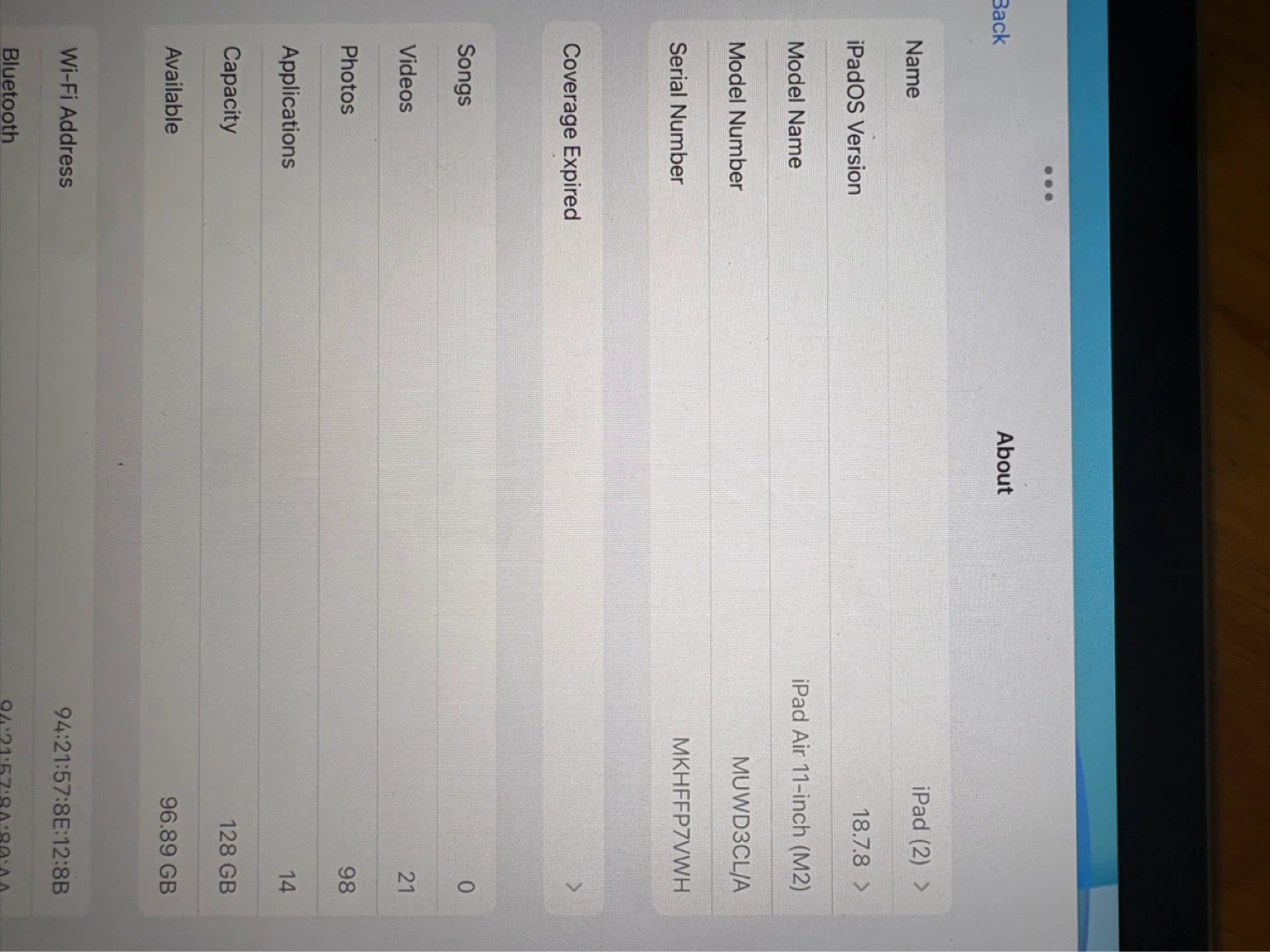 Apple iPad Air (2nd Gen) 11-inch 128GB - photo 2