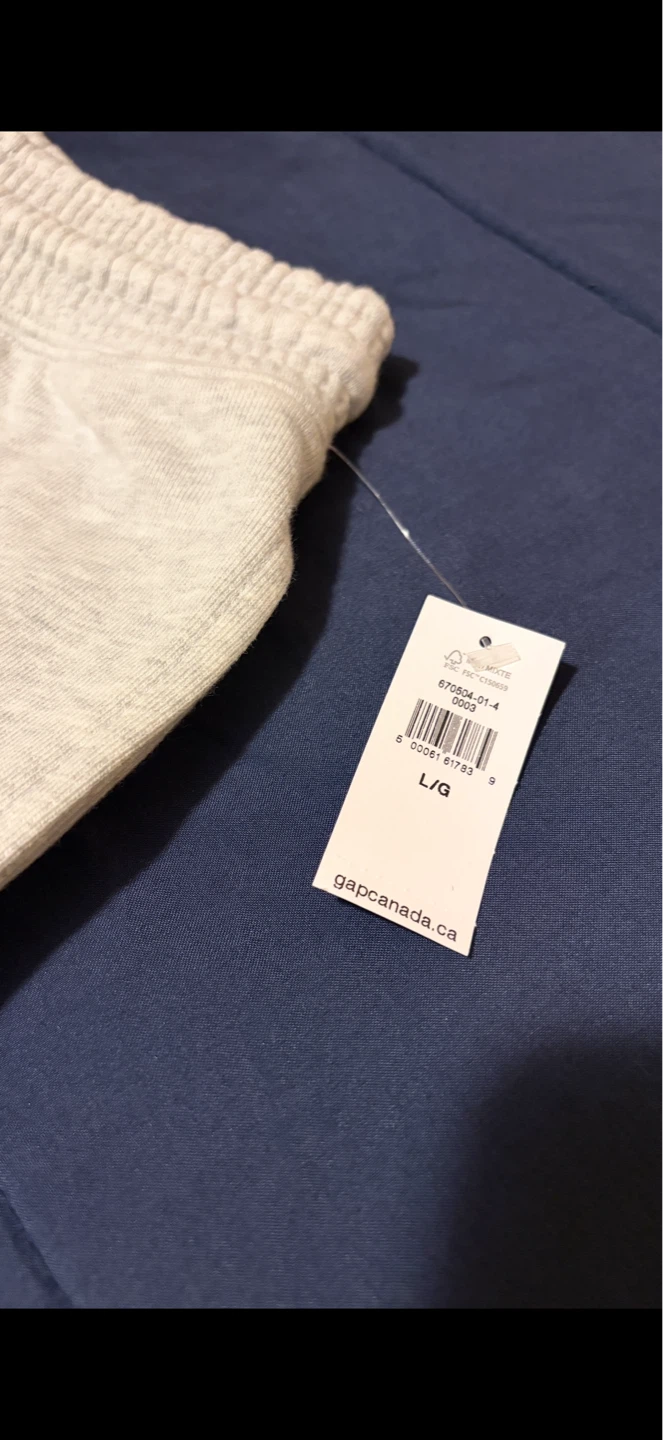 GAP Grey Sweat Shorts - Large - photo 2