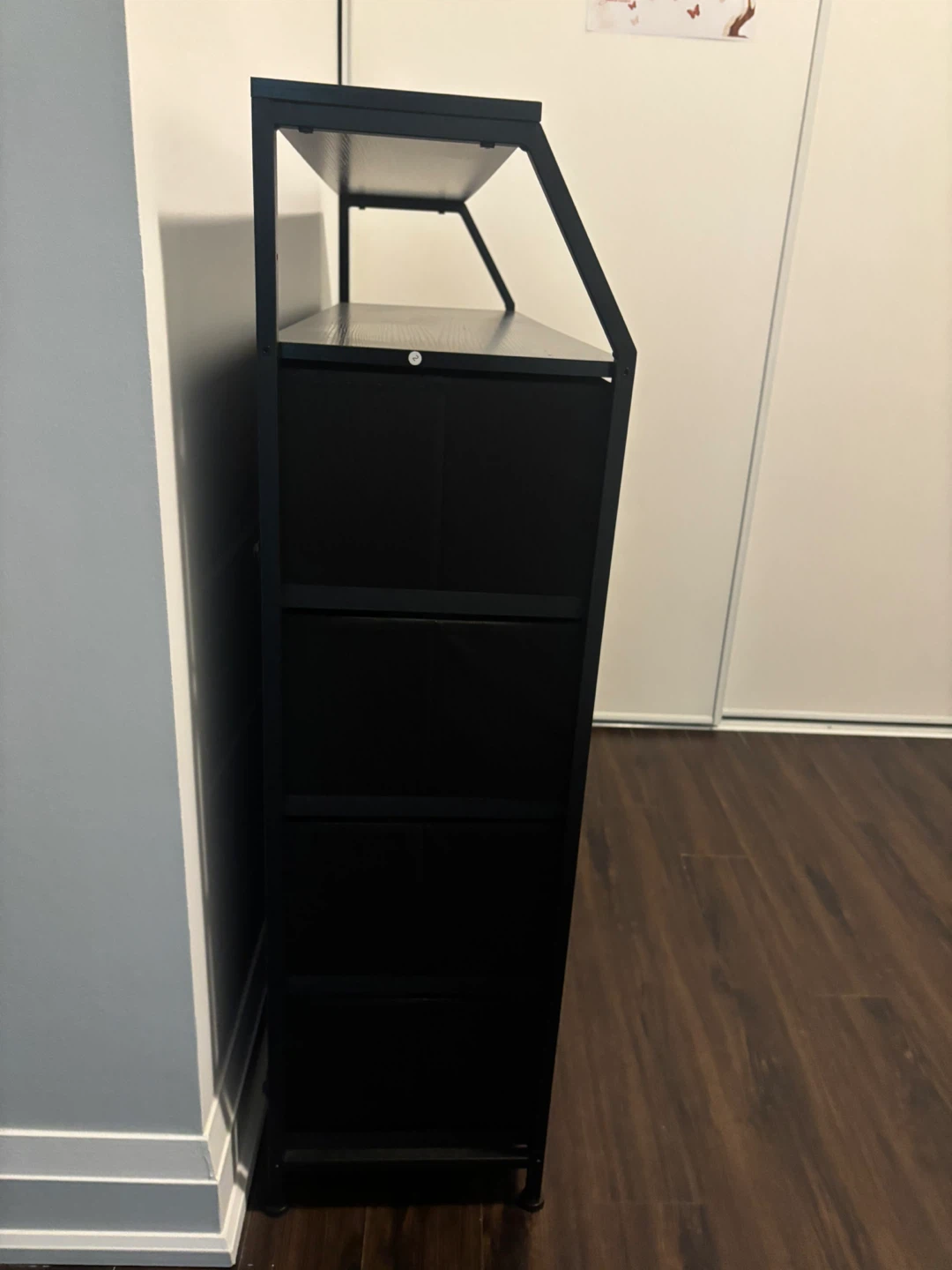 Black 8-Drawer Dresser with Top Shelf - photo 4