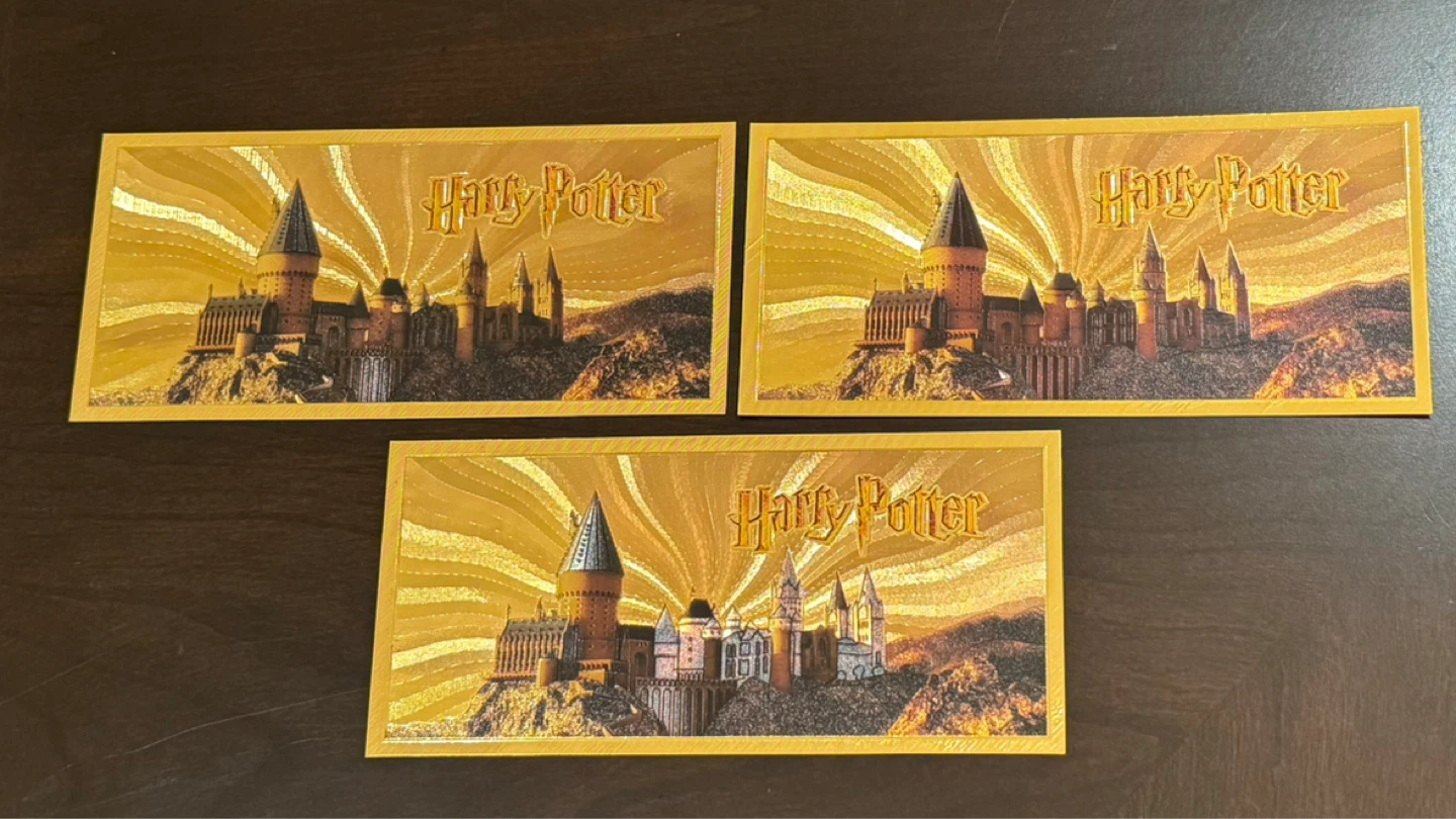Harry Potter Collectable 24k gold Foil Banknotes - photo 4