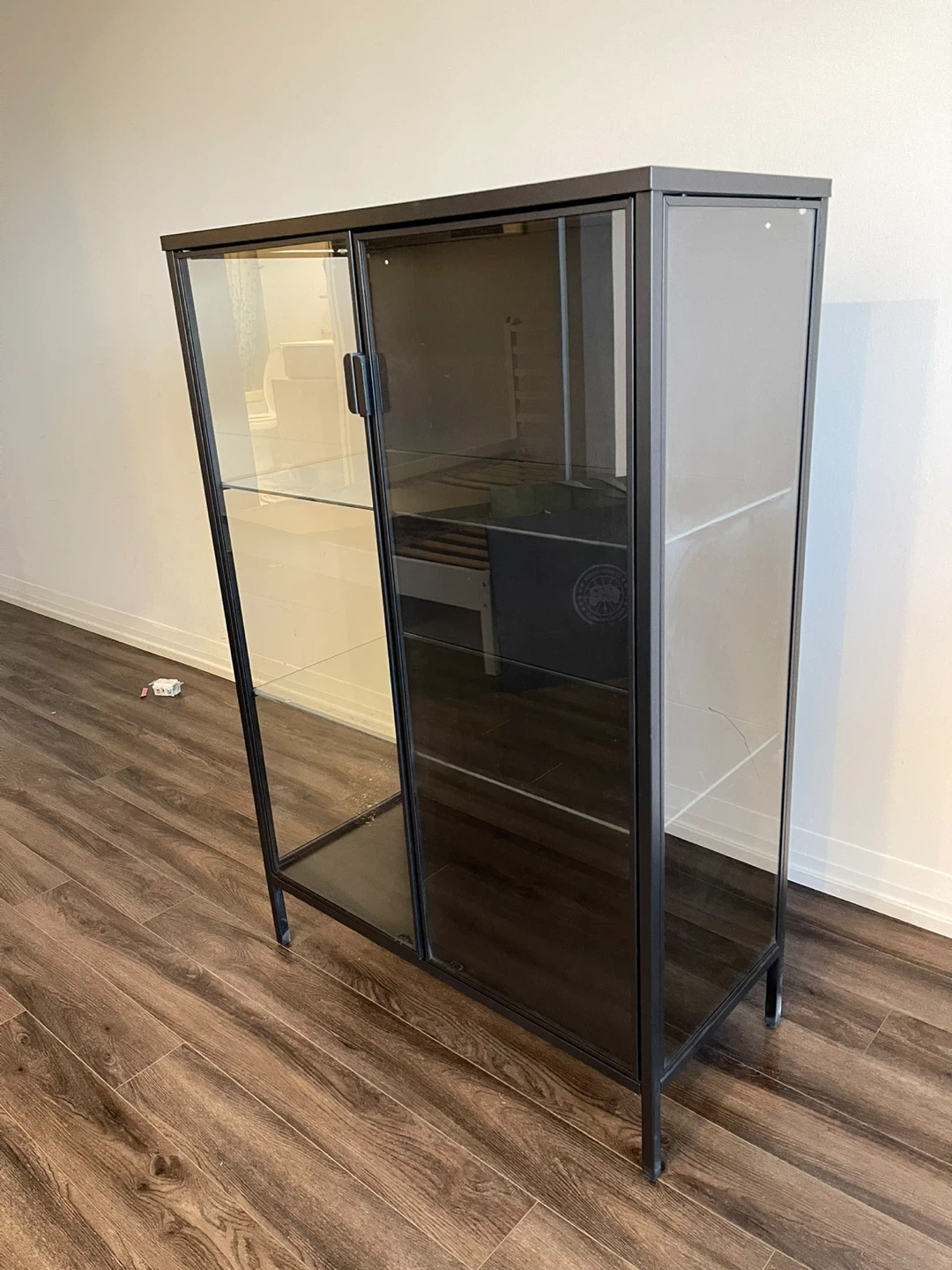 IKEA RUDSTA glass cabinet