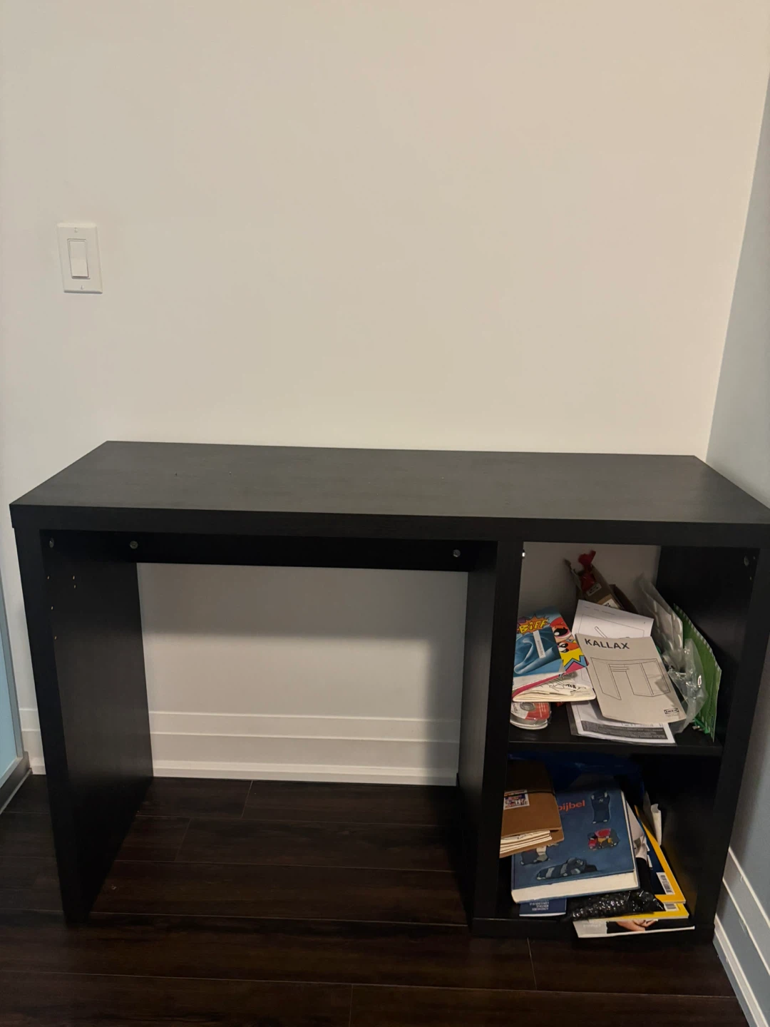 IKEA Black Swivel Office Chair + IKEA Desk - photo 5