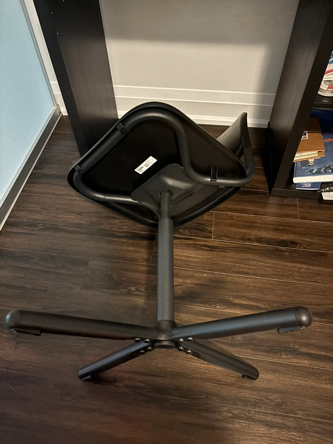 IKEA Black Swivel Office Chair + IKEA Desk