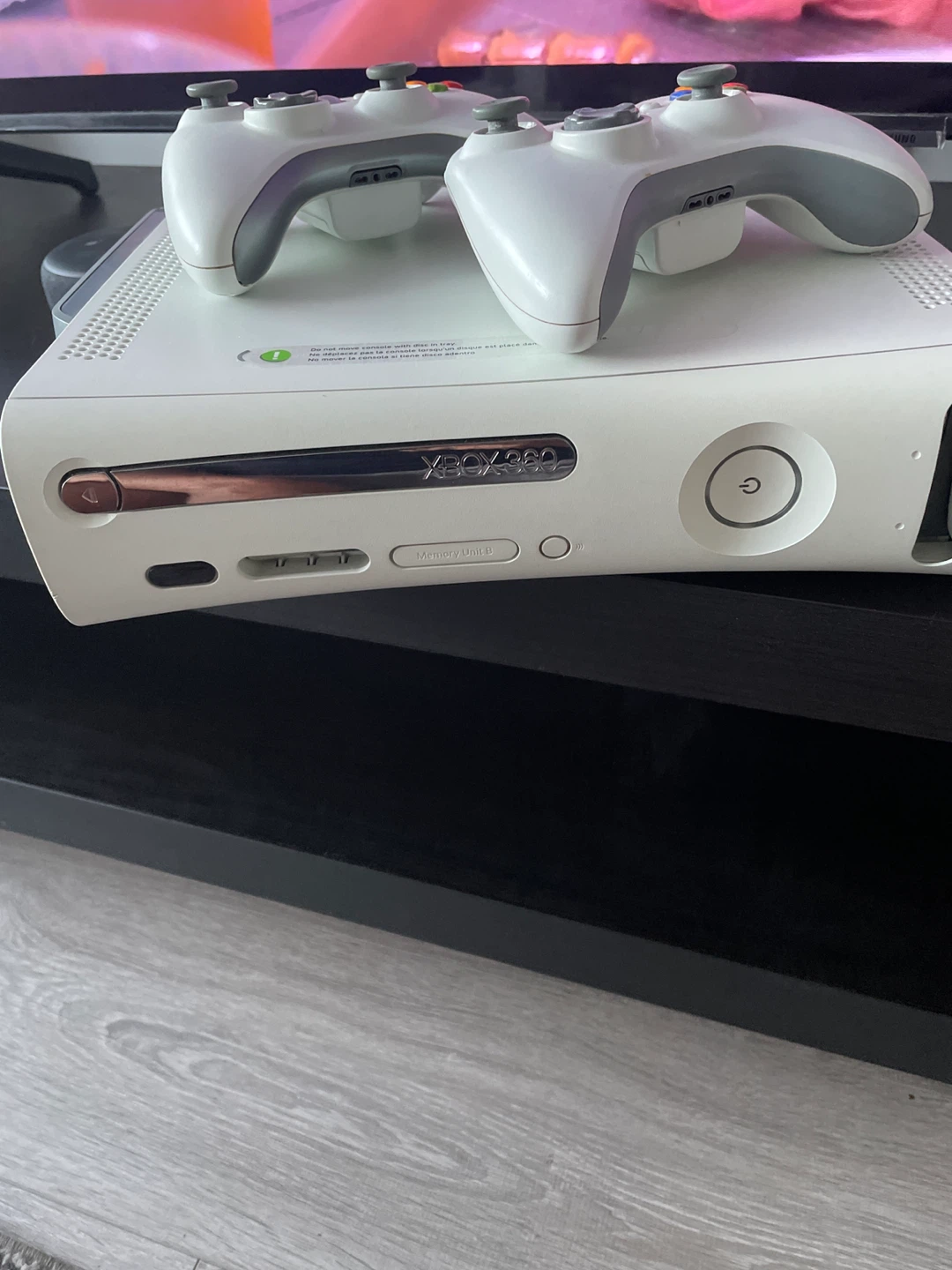 Xbox 360 Console with Games and Controllers - photo 2
