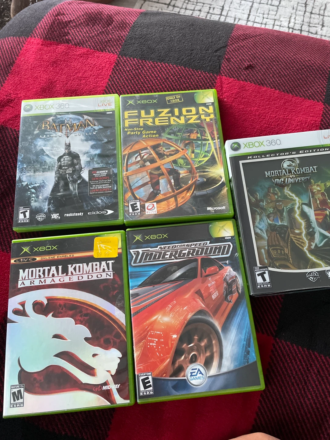 Xbox 360 Console with Games and Controllers - photo 3