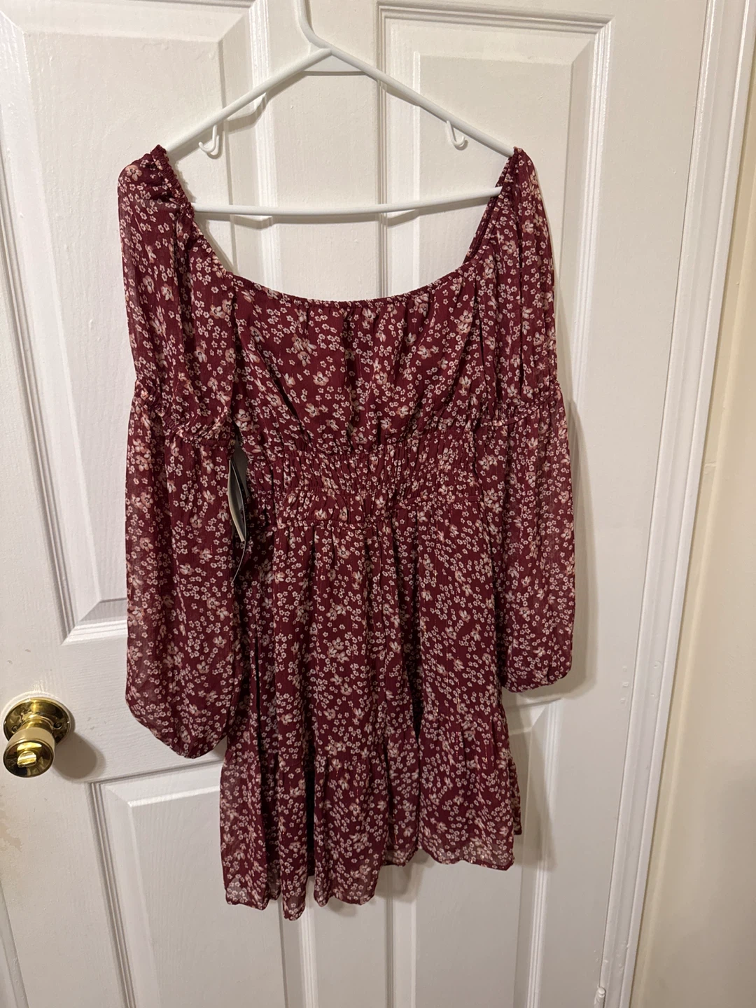 TRIFANI Floral Print Smocked Waist Mini Dress - photo 2