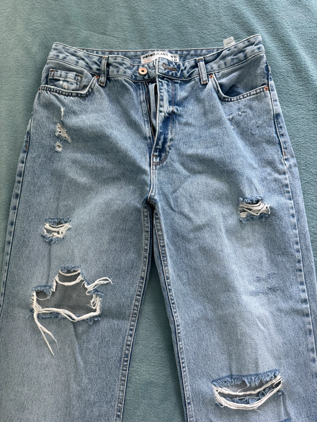 Wide Leg High rise Jeans - photo 3