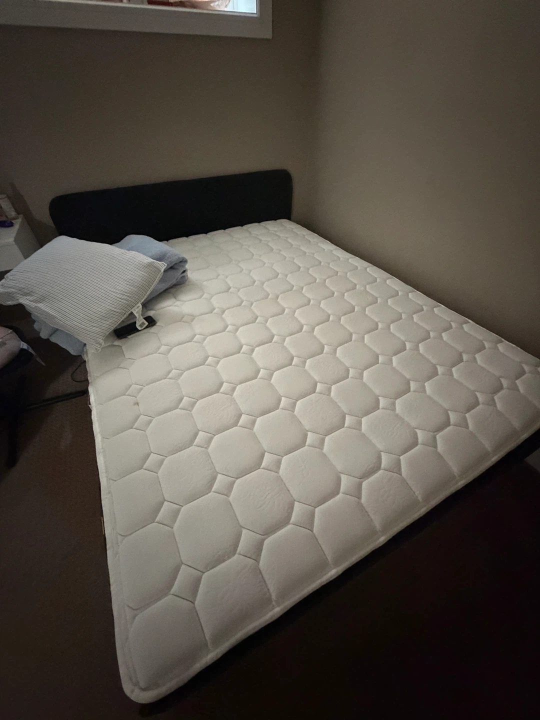 bed frame and mattress!