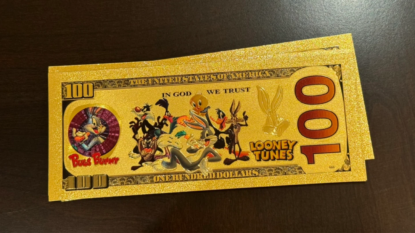 Looney Tunes Gold Foil Commemorative Bills - photo 2