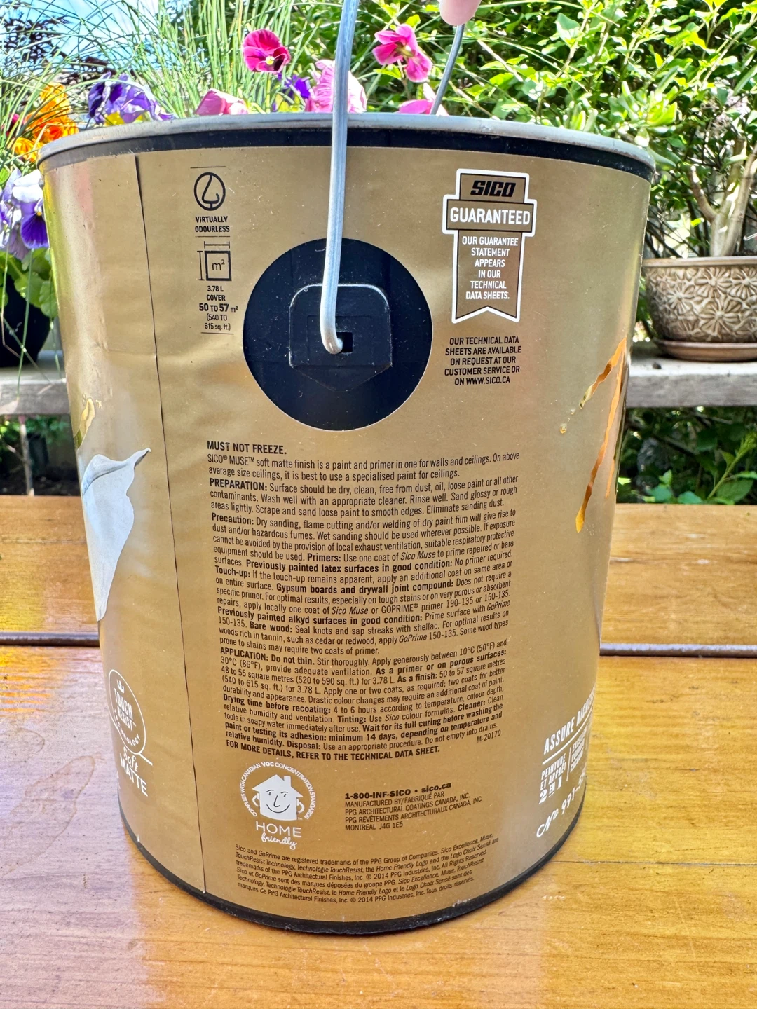 7 Buckets SICO Interior Latex Paint & Primer PURE WHITE - photo 2