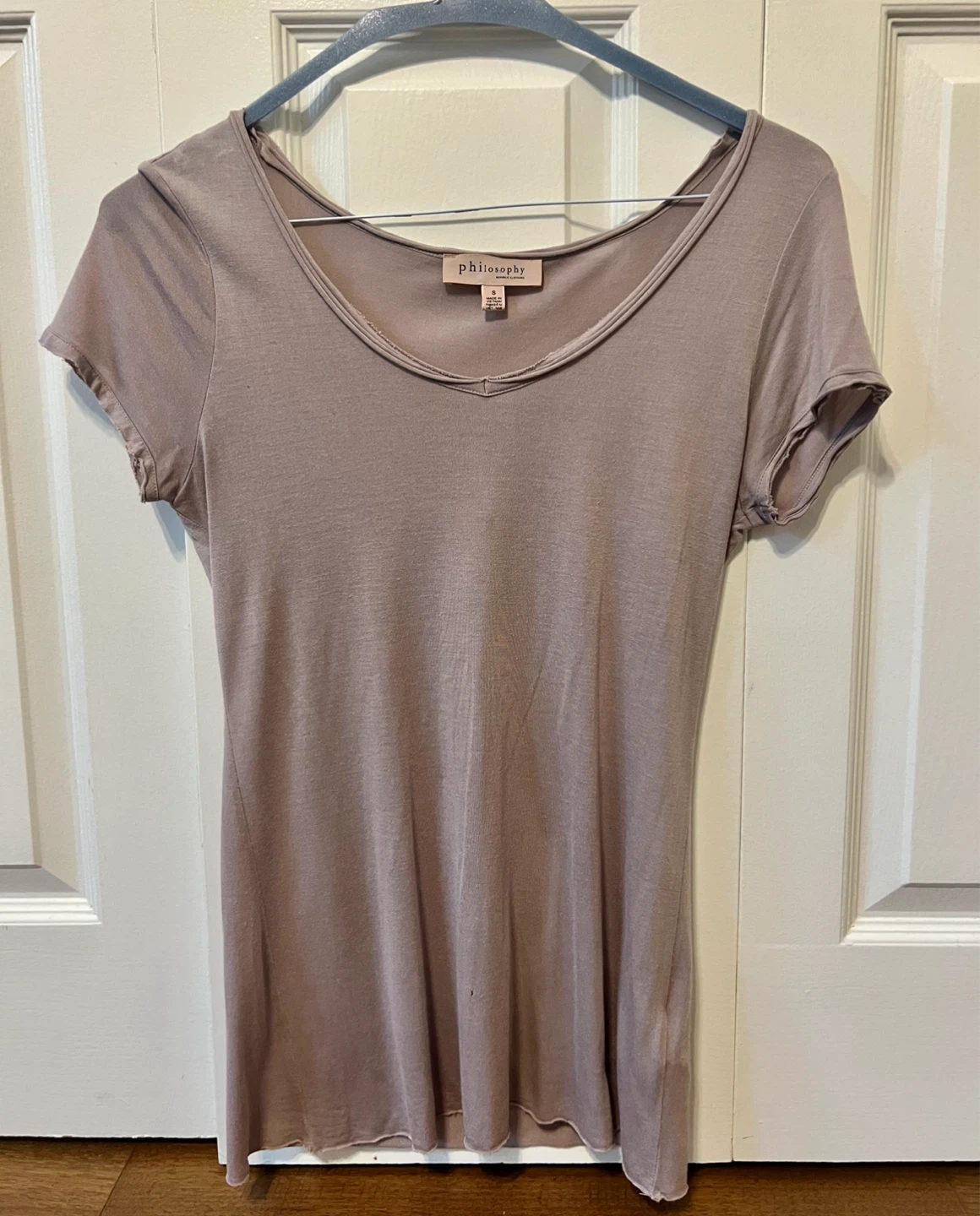 Blush Pink Short Sleeve Summer Top