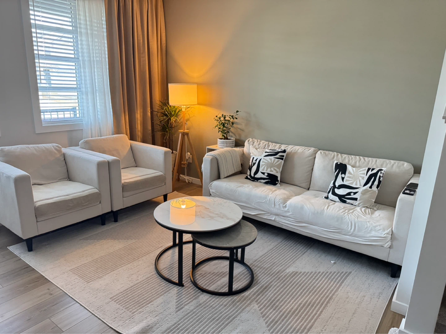 Cream Accent Chair