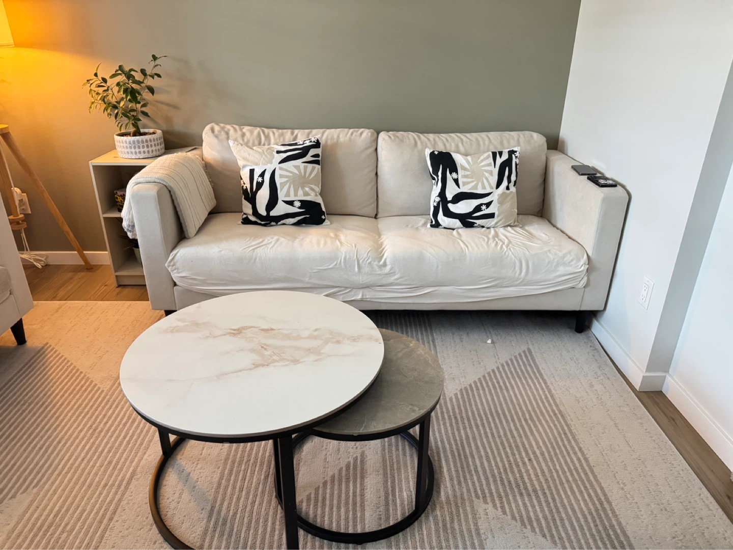 Cream Accent Chair - photo 3