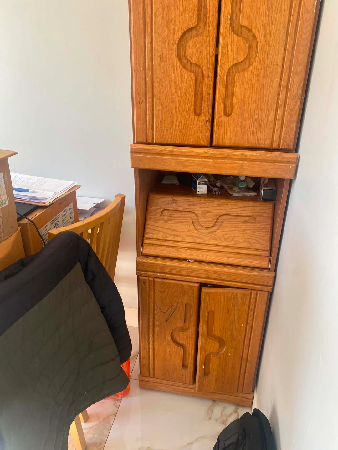 Grey Table Top and cabinet both free