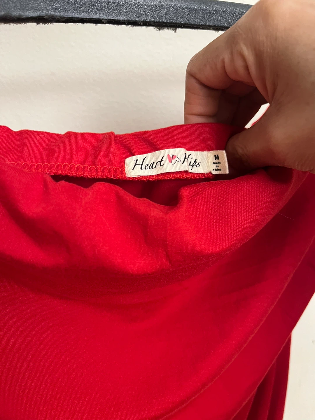 Heart & Hips Red Strapless Maxi Dress with Slit - Size M - photo 3