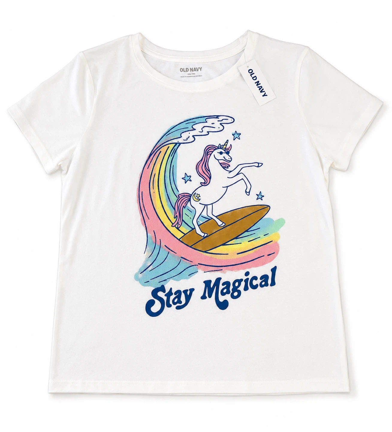 Old Navy Girls Unicorn Rainbow T-Shirt XXL