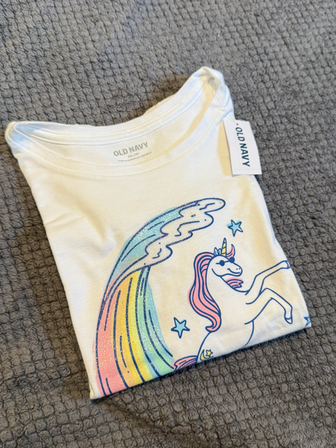 Old Navy Girls Unicorn Rainbow T-Shirt XXL - photo 4