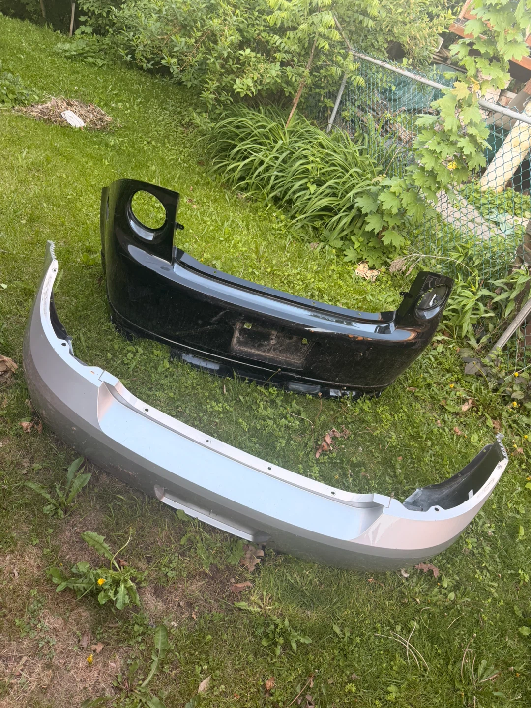 Chevrolet Cobalt Bumpers - Black and Silver