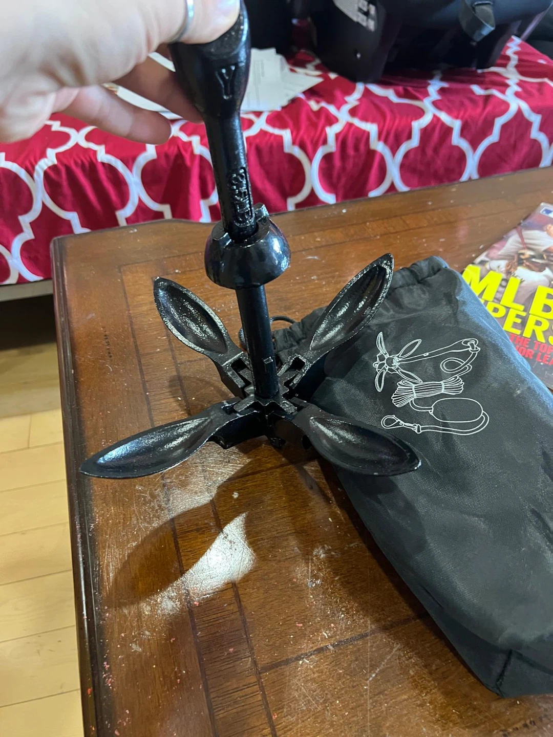 Folding Anchor with Storage Bag