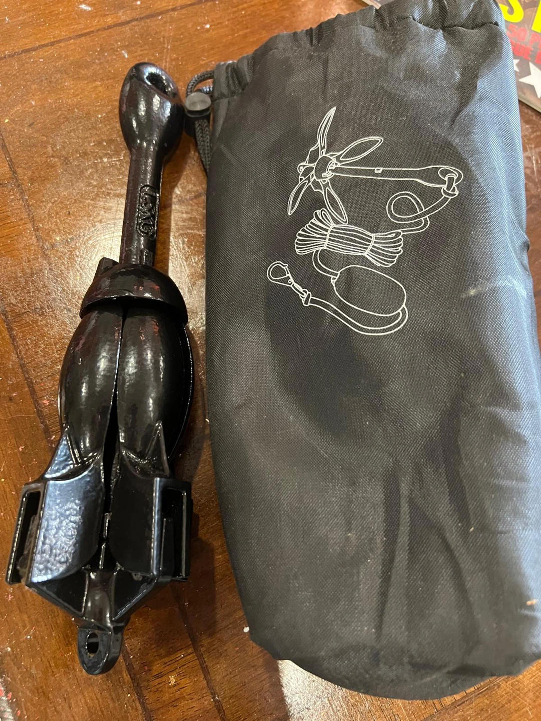 Folding Anchor with Storage Bag - photo 2