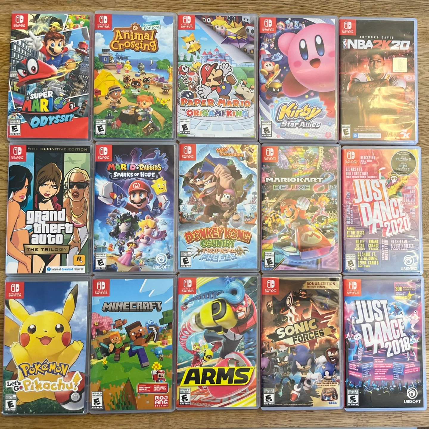 Nintendo Switch Video Game Collection