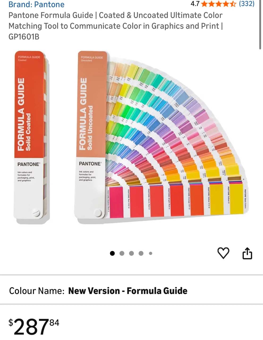 Pantone Formula Guide Solid Coated & Uncoated