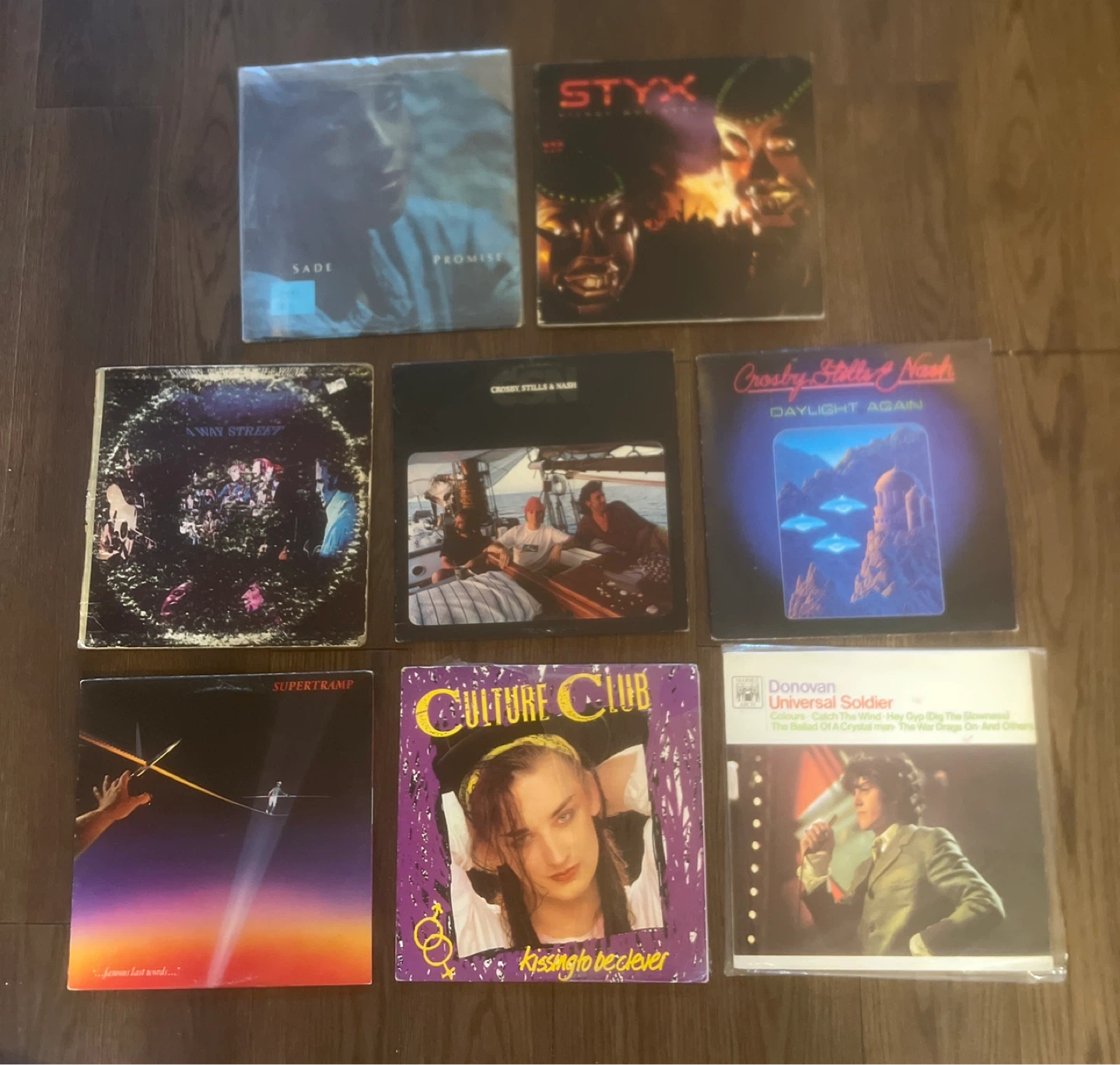 Collection of 8 Vinyl Records