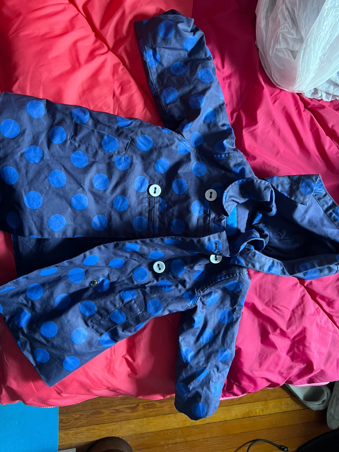 Jacadi Paris Navy Blue Polka Dot Jacket - photo 3