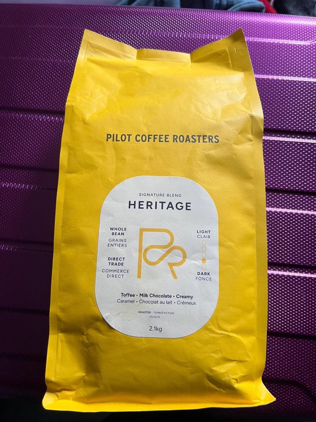 Pilot Coffee Roasters Heritage Signature Blend Whole Bean Coffee