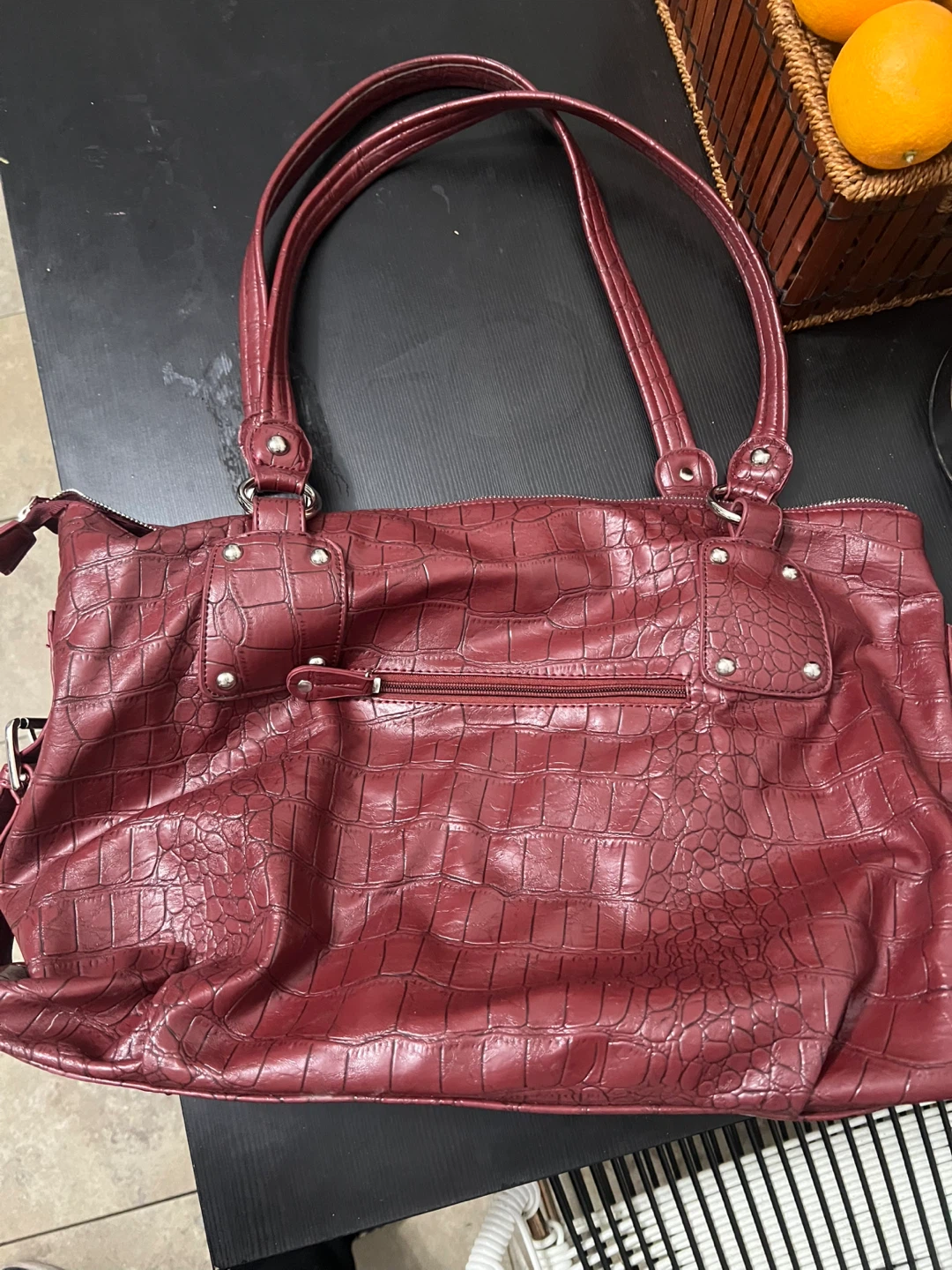 Wilsons Leather Croc Embossed Handbag - photo 2