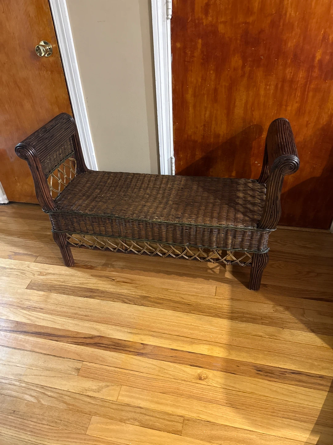 Wicker  Bench - photo 2