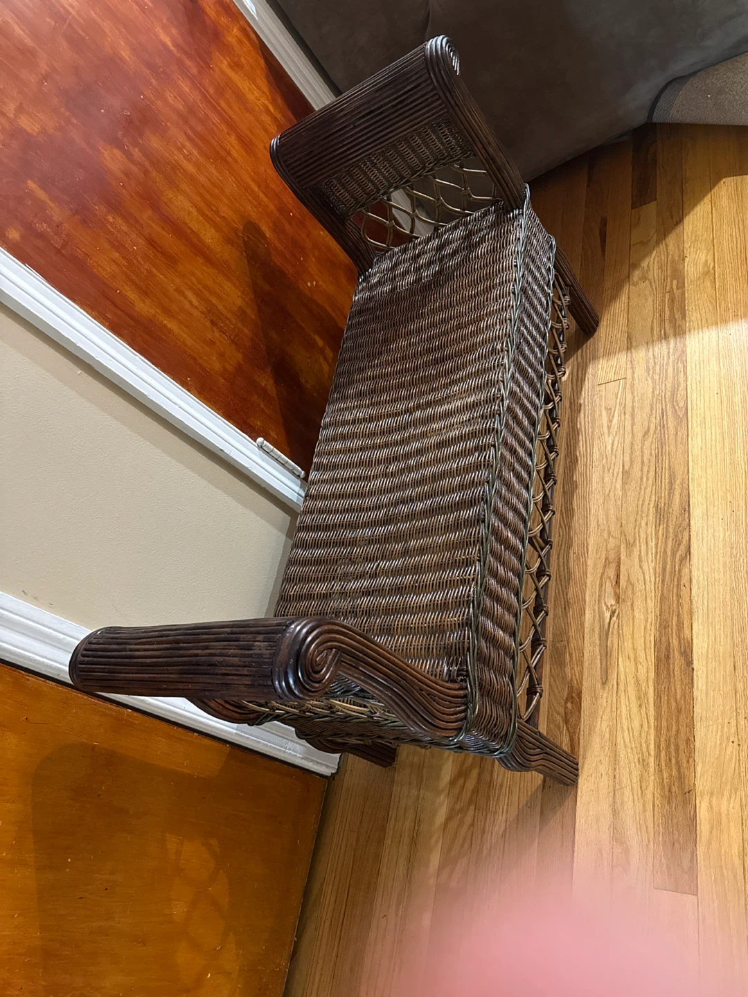 Wicker  Bench - photo 3