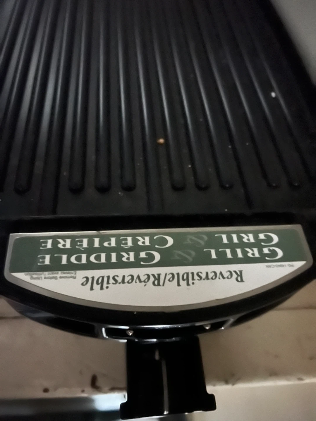 Proctor Silex Reversible Grill Griddle
