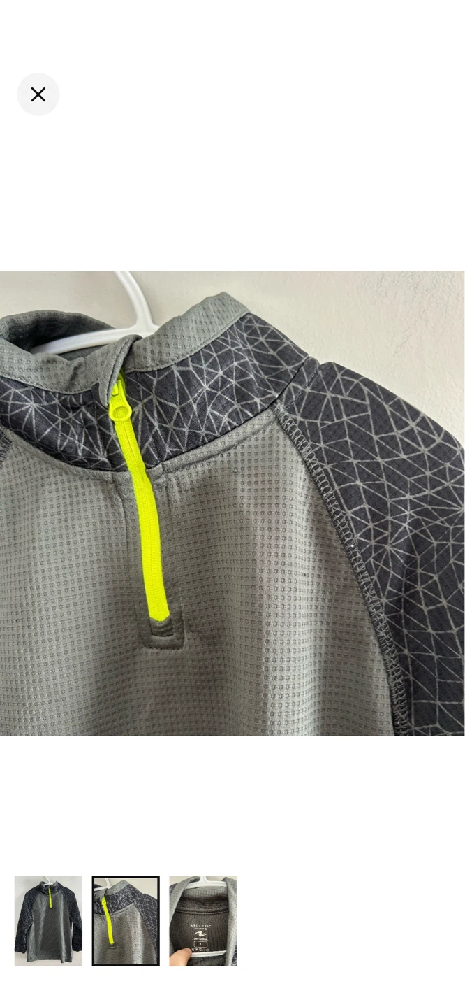 Athletic Works Quarter Zip Pullover Size 4 - photo 2
