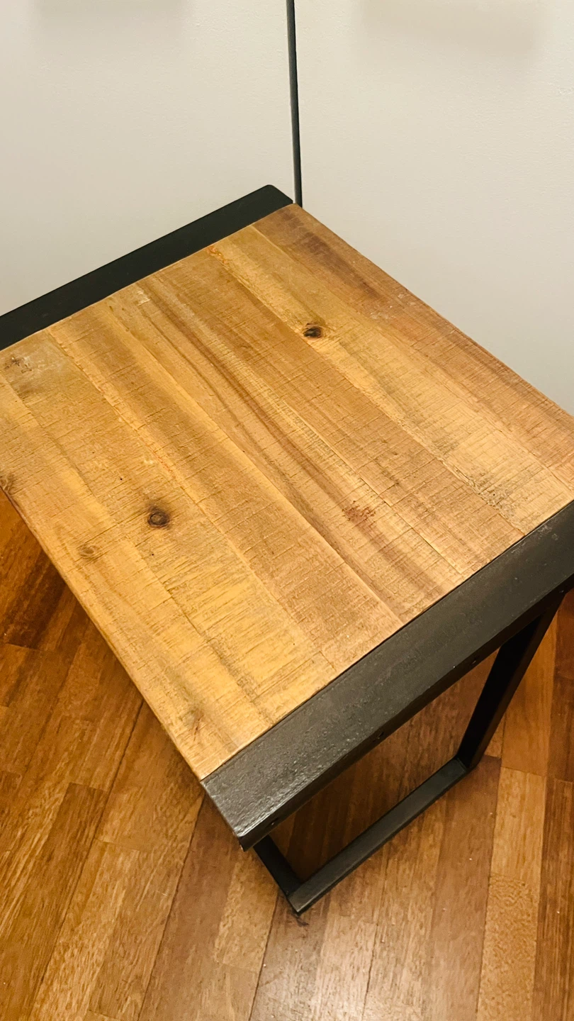 C-Table with Wooden Top (Set of 2) - photo 4
